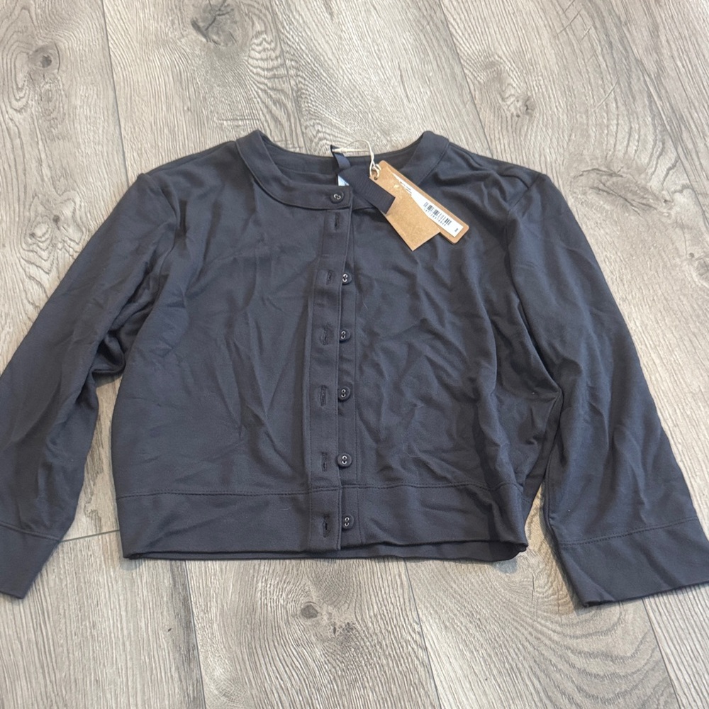 SKIMS Smooth Layers Cardigan in Graphite Sz S NWT